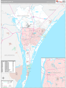 New Hanover County, NC Digital Map Premium Style